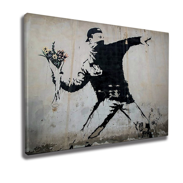 Wallity Lienzo Decorativo Banksy WY18 70 x 100 cm